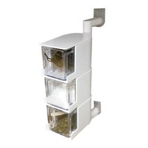 다팔자 깔끄미 멀티 회전 수납함 3단, 1개, 단품