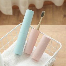 PKFARM 휴대용 파스텔 칫솔케이스 예쁜 칫솔통 여행용 칫솔보관, 블루, 1개