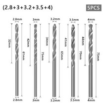 가정용 8mm 섕크 HSS 목공 카운터 싱크 라우터 비트 세트 스크류 추출기 Remon 철거 목재 밀링 커터 천공 벽타공 전동 공구 해머 충전 드릴 세트, 12 5PCS