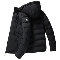 경량패딩 남성 겨울 퍼퍼 재킷 버블 의류 반짝 이는 분리형 모자 따뜻한 방수 없음 워시 다운 재킷 맨 다운 코트
