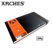 캔손 아르쉬 트래블 양장 하드커버 황목 300g 20매 27.3x16cm 드로잉북 / 3M