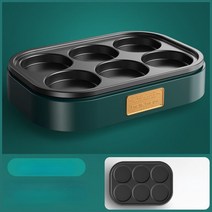 푸드트럭 새우 탕수육 업소용 미니 소형 튀김기 가정용 튀김기계220V Fried egg burger machine non-stick, 04 green