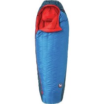 빅아그네스(Big Agnes) 앤빌 혼 침낭: 15F 다운 겨울 동계 침낭, BAG00EV Blue/Red, Long X-Wide/Left Zip