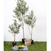 인테리어조화 올리브나무 업소 인조목 열매, 90cm