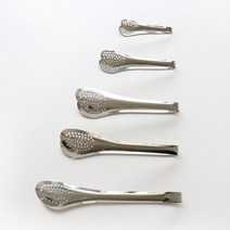 스테인레스 샐러드 뷔페 집게 타공 베이커리 집게 주방 스텐 조리 부페 집개, 특대