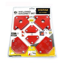 공구라면 (09RM) 용접각도자석모음 용접직각자석 용접미니자석 용접장갑, [선택5]용접직각자석(6p세트)