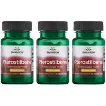스완슨 프테로스틸벤 50mg 30캡슐 3개 파이토알렉신, 30정3개