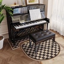 피아노 방음 매트 흡음 방진 층간 아파트 받침대 소음키퍼, 세트, 바둑판 화이트 도닐