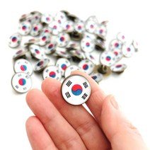 유니크꼬모 사입 태극기 뱃지 경축일 브로치