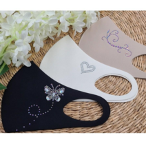 @ 패션 큐빅마스크 @ KC 인증 효성원단 !! 100% 국내제작 독보적 디자인 @ 숨쉬기편한 필라테스 운동용 패션마스크 [ 품명: 3종세트-1번 ] 단체로고 주문제작 가능