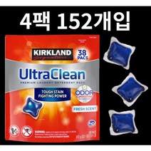 커클랜드 캡슐형 세탁세제 대용량 팩세제 3.6kg 152회분, 152개입, 1개