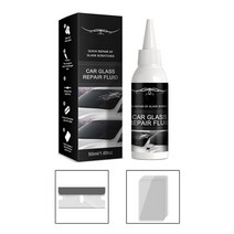 자동차 앞 유리 금이 간 수리 도구 30ml 창 키트 경화 접착제 스크래치 균열 복원, 02 50ML