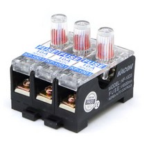 카콘 휴즈홀더 KF-10D3 호환 6x30mm 3극 10ADC 전력 변압기 파워퓨즈