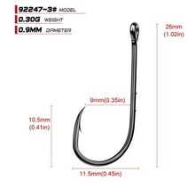 웜기어 감속기 50pcs 긴 생크 더블 후크 Weedless 낚시 플라이 지그 배스 물고기 후크에 대 한 Duple 미끼에 도구, [09] colorM, [01] 50 PCS