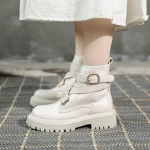 키높이워커 여자 예쁜 워커부츠 Xh730 여성 2022 가을 부츠 패션 새로운 컴포트