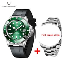 30대 남자시계 명품 럭셔리 쿼츠 시계 PAGANI DESIGN-남성용 자동 기계식 손목시계 사파이어 유리 100m 방수 일본 Nh35a 남성
