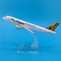 비행기모형 비행기다이캐스트 16CM 에어버스 A320 A330 A350 A380 보잉 B737 B747 B777 B787 비행기 모델 다이캐스트 항공기 완구 여객기 어린이 선물, 타이거 항공 A320