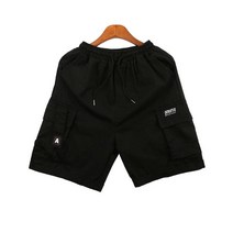 남성 포켓 밴딩 반바지 남자 학생 데일리 포켓 팬츠