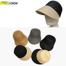 제이크로우 햅번스타일 지사 여성 페도라 모자 JCCS 2HSP1C10, 라이트베이지