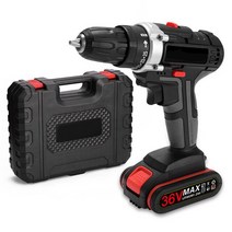 샤오미전동드라이버 36V 임팩트 전기 무선 드릴 고전력 배터리 충전식 핸드 브러시 모터 홈 DIY 전동 공구, 02 1Battery 3-in-1 type_01 미국