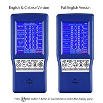 TVOC 포름알데히드 검출기. 실시간 데이터 녹화용 우수한 대기질 모니터, 한개옵션0