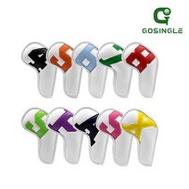 고싱글 빅넘버 아이언 커버, 컬러풀 화이트