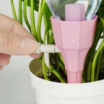 자동급수기 텃밭 식물물주기 자동물주기, 쿠팡 블루스토어 핑크