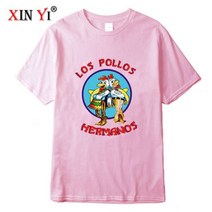 남자반팔티 남자 커플 기능성 반팔티 신화 이순신 남자의 t-shirt100 코튼 속보 나쁜 로스 POLLOS 치킨 형제 인쇄 캐주얼 재미 tshirt 티셔츠