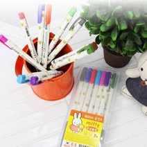 동아 홍당무 미피 볼 포인트 펜 0.5mm 유성볼펜, 0.5핑크