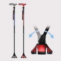 복지용구 비나띠 스탠드 사발지팡이 SS (길이 75-100cm) 고령자용 보행보조기, 15%일반수급자, 와인, 1개