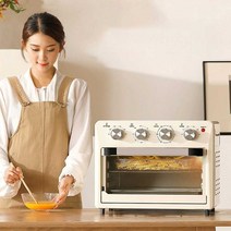 대용량에어프라이어 다기능 스팀 가정용 추천 에어프라이기, A.화이트10L