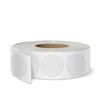 투명 원형 포장용 봉인 스티커 9종 롤타입 / 23 25 28 30 35 40 45 50 60mm