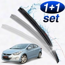 일음쇼핑^^*m아반떼MD 와이퍼 세트 650mm350mm 간편 앞유리 교체 차량 교체용 닦이 자동차 하이브리드 고급일medi^*^