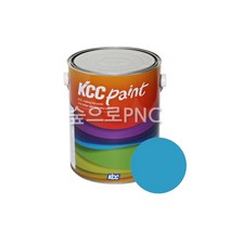 KCC 도로표지용 차선 노면표지용 도료 4L 도로 페인트 KSM6080-1종 차선페인트 도로라인페인트 주차장라인페인트, 청색(장애인용)