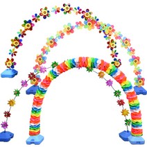 바람개비 아치 홀로그램 가랜드 오픈 매장 행사 장식, 선택03. 2단홀로그램 세트