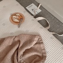 안단테아다지오 비숑 사계절 100수 어린이집 낮잠 이불세트 크림아이보리 아기 토퍼 목화요솜 추가, 낮잠패드커버+베개커버+베개솜+모달블랭킷