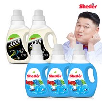 쉬슬러 세탁 액체 에이프릴 고농축 세제 미니 650ml 3개 + 스포츠의류 도복 등산복 냄새제거 650ml 2개, 단품