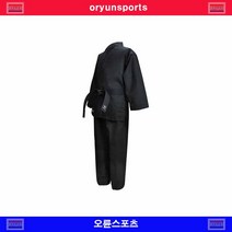오픈흑도복(골지) 우슈 태권도복 합기도 격투기 검도