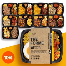 더포르미 시즌2 10종10팩 맛있는 영양잡곡밥 간편 직장인 점심 냉동 한끼 도시락, 10팩