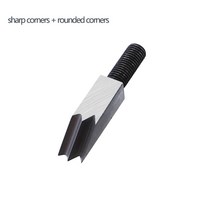 라우터플레인 서양대패 손대패 평대패 목공공구 대패날 평탄화 예공구 우드워킹공구 칼날 각도 평면 45도 사면 수동 대패반 모따기 및 손질, 뾰족한 원형