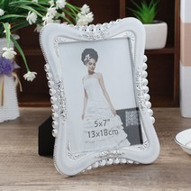 고급 사각 웨딩액자 5x7 F 결혼식 프로포즈 신혼 집들이선물 미니액자 가족사진 기념일액자 소형액자 결혼식장꾸
