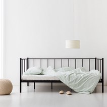 마켓비 RISHULT 데이베드 침대 슈퍼싱글사이즈 SS 120x200, 매트블랙 4768.9293