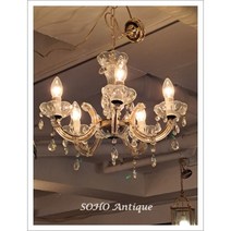 [앤틱샹들리에]마리앙뜨와네트 크리스탈 5구 샹들리에