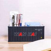 컨테이너 모형 철도 액세서리 배송 시뮬레이션 모형 다기능 펜 상자 보관함 티슈 상자 맞춤 제작 가능 다이캐스트, WHL 30 필통