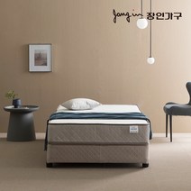 [4천원 즉시할인]장인가구 슬립에잇 본넬 타이트탑 매트리스 SS, 화이트블랙