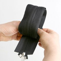 국산 사각모기장 문지퍼 DIY - L 벨크로 지퍼 셀프 모기장문 총총방충망, 화이트 White