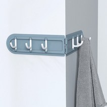 헬로요니 코너 모서리 후크 고리 수납용품 행거, 1개, 분홍