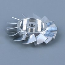 CNC 가공 고정밀 알루미늄 임펠러 수리 액세서리 헤어 드라이어 부품 27mm 팬 블레이드, [01] Silver, 01 Silver