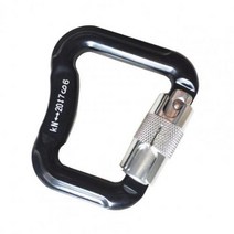 등산 Carabiner 항산화 마모 방지 트위스트 잠금 패러 글라이더 클립 라펠링을위한 카라비너, [01] Black