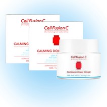 피부 진정 미백 효과 쎌퓨전씨 포스트 알파 카밍 다운 크림 50ml x 2